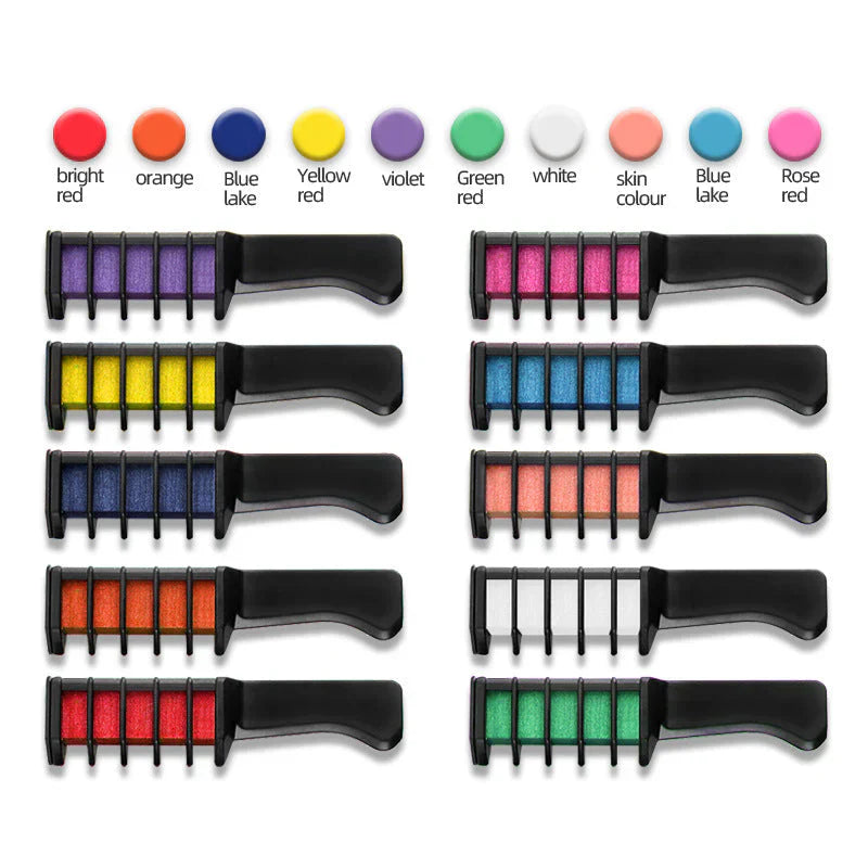 🎁Limited Time Discount🔥Temporary Hair Dye Chalk Comb- Cruelty Free