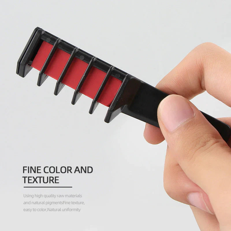 🎁Limited Time Discount🔥Temporary Hair Dye Chalk Comb- Cruelty Free