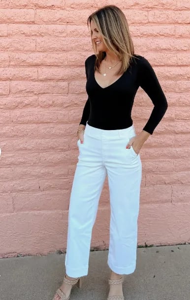 👖2025 HOT SALE 50% OFF💷Stretch Twill Cropped Wide Leg Pants