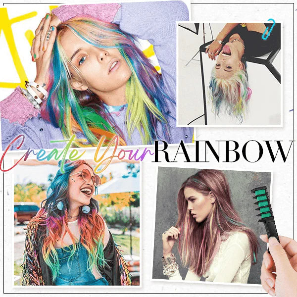🎁Limited Time Discount🔥Temporary Hair Dye Chalk Comb- Cruelty Free