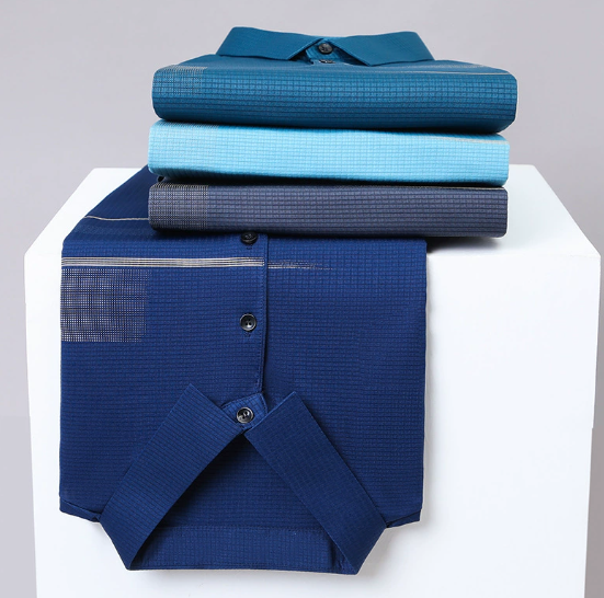 Men's Loose Cool Breathable Lapel T-Shirt