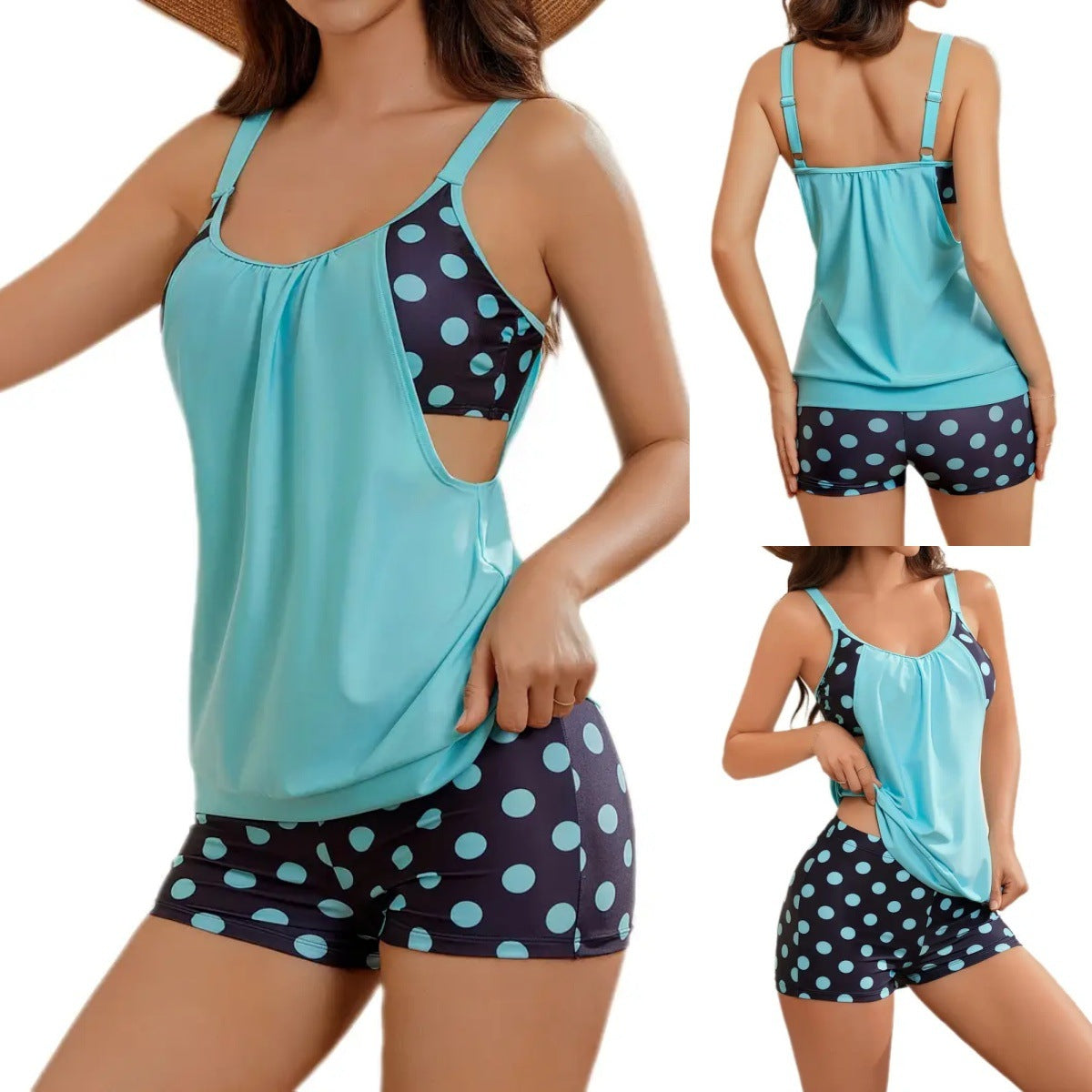 🏖️ Hot Summer - 49% OFF👙Women's Polka Dot Two Piece Swimsuit✨