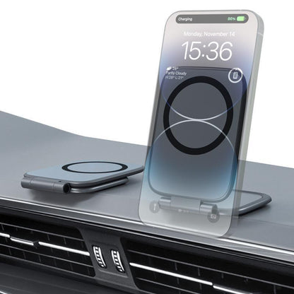📢📢55% OFF !!!⏰Magnetic Strong-Hold Phone Mount—Sticks Like a Magnet, Stands Like a Rock!📱⚡
