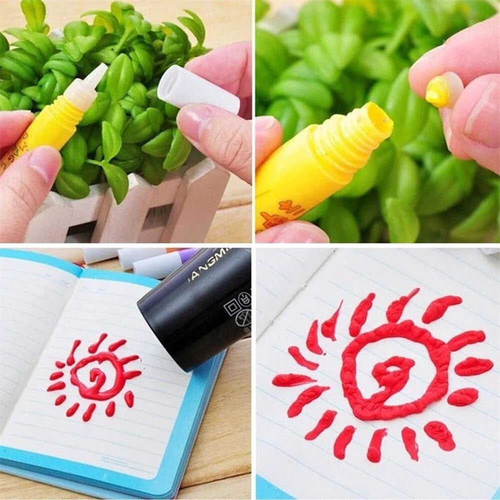 📢📢Buy 1 Get 1 Free !! ⏰Magic Pen – Draw 3D with one stroke!🎄 DIY Bubble Popcorn Drawing Pens