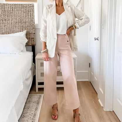 👖2025 HOT SALE 50% OFF💷Stretch Twill Cropped Wide Leg Pants