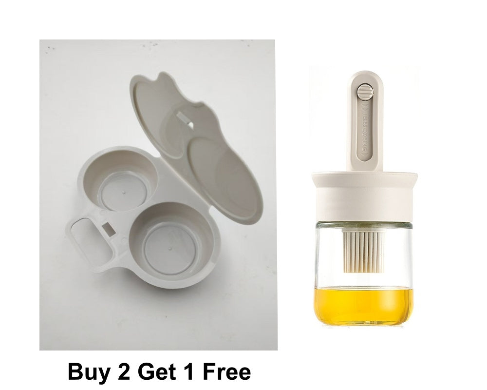 ⏳🔥LIMITED-TIME 50% OFF! ⏰Microwave Egg Poacher with Lid & Handle