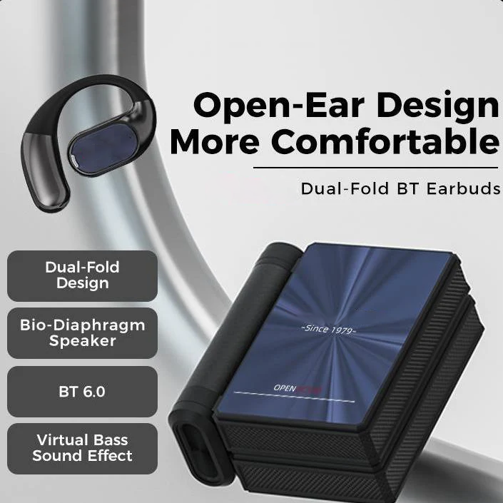 🎁New arrival 50% OFF💥Wireless Noise-Canceling Bluetooth 6.0 Earbuds 🥤, 145-Hour Ultra-Long Battery Life 🥳, IPX5 Waterproof Sports Earphones 🚲