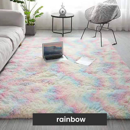 New Year Sale🔥Gradient Color Plush Floor Mat