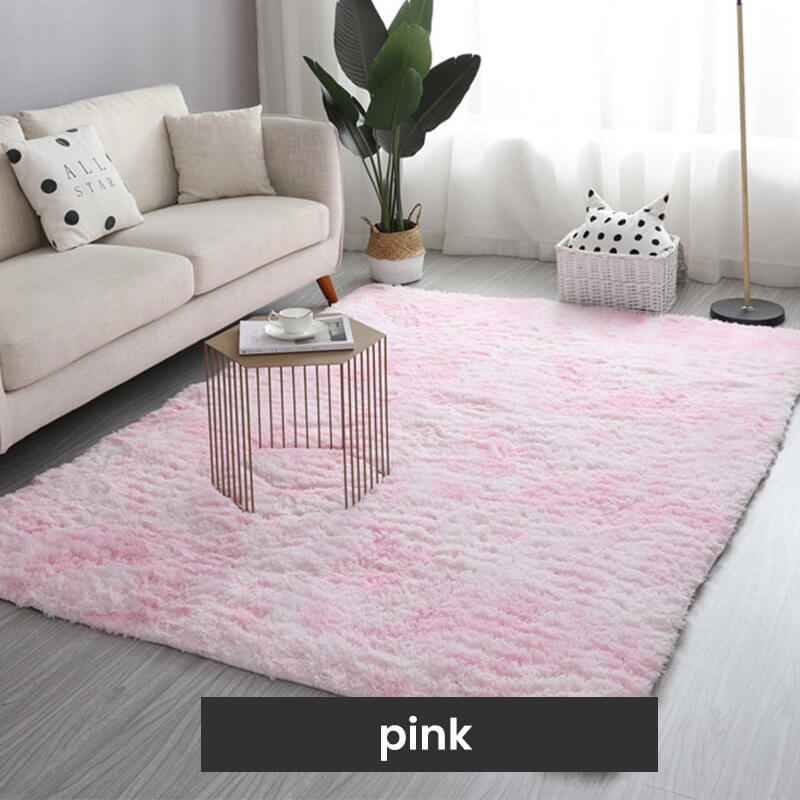 New Year Sale🔥Gradient Color Plush Floor Mat