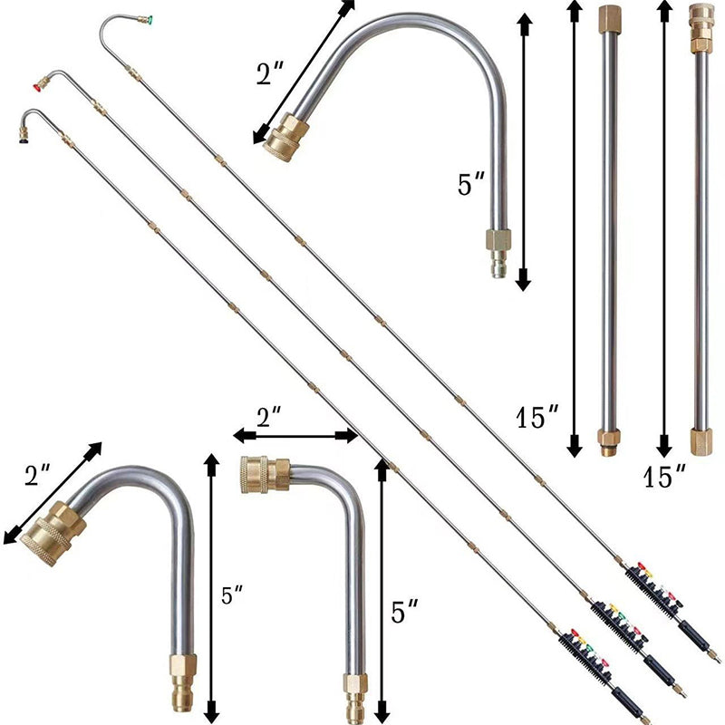 ✨Lance Extension Set for High Pressure Cleaner 4000PSI (10 PCS)