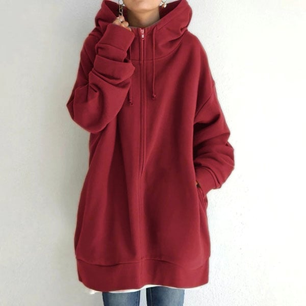 💥Limited Time Special Offer 50% off🔥Women's Autumn/Winter Zipper Hooded Sweater
