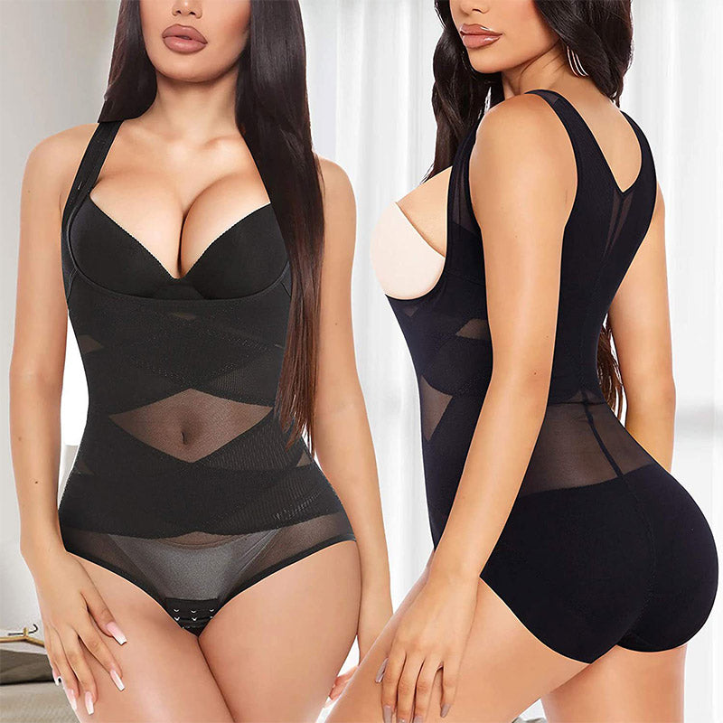 🔥Last Day Special Price £12.99!!💥-💃Women's Lightweight Mesh Yoga Bodysuit Shaper