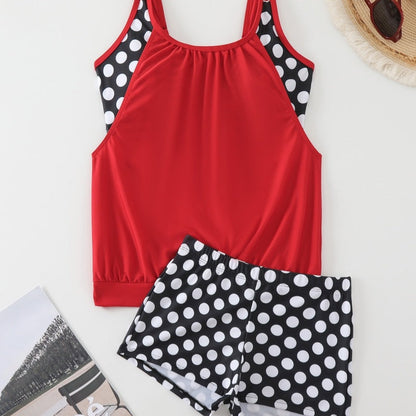 🏖️ Hot Summer - 49% OFF👙Women's Polka Dot Two Piece Swimsuit✨