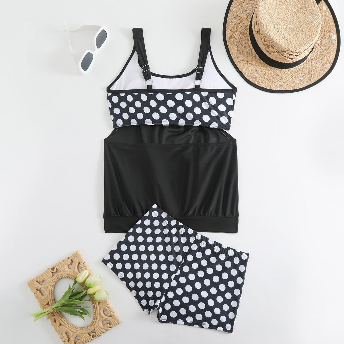 🏖️ Hot Summer - 49% OFF👙Women's Polka Dot Two Piece Swimsuit✨