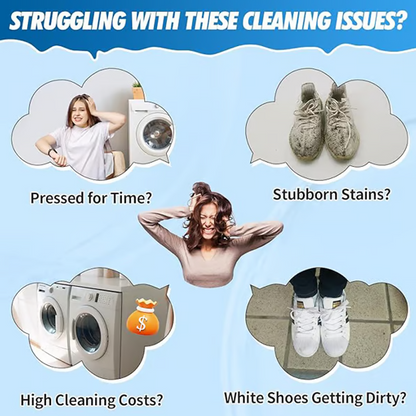 🏆Hot Sale 50% OFF⏳Universal Portable No-Rinse Foam Cleaner for Shoes