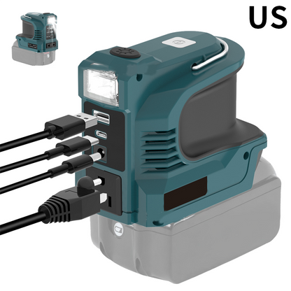 🔥Compact DC to AC Inverter - Suitable for cars, motorhomes, outdoor use, and summer houses
