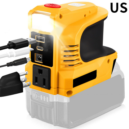 🔥Compact DC to AC Inverter - Suitable for cars, motorhomes, outdoor use, and summer houses