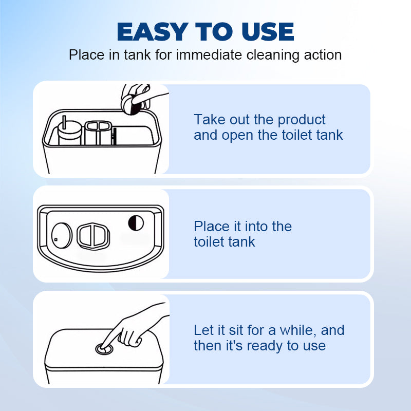 Scented Toilet Bowl Cleaner - Put in Tank