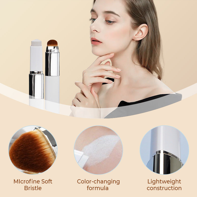🌟Cream Stick V White Korean Color-Changing Foundation Stick with Volufiline