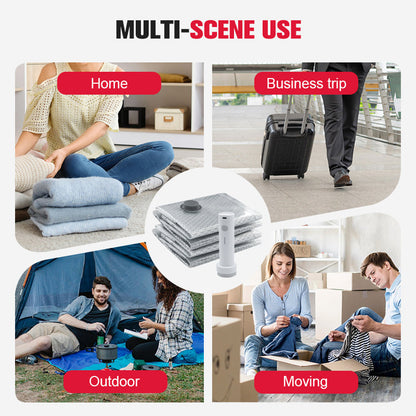 🔥 LAST DAY PROMOTION - 50%OFF 🔥Travel Vacuum Compression Storage Bags with USB - Rechargeable Electric Pump - Ultra - Compact, Lightweight Space - Savers for Clothing & Travel Essentials.