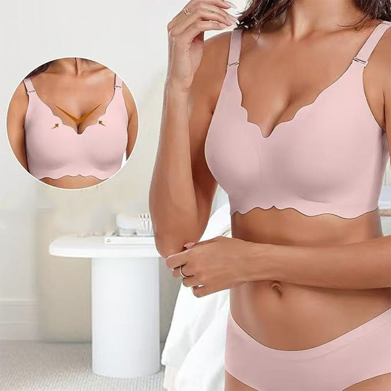 ✨ Deep V-neck Push-up Bra ✨ | Without underwire & seams for invisible comfort