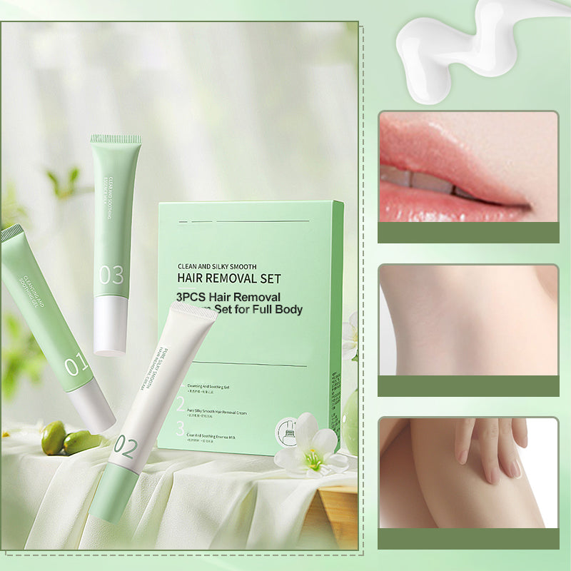 3PCS Hair Removal Cream Set for Full Body