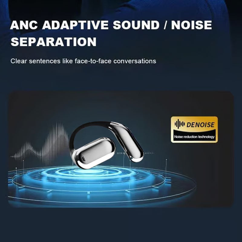 🔥True Powerful Bluetooth 5.4 Open Ear Earbuds, IPX5 Waterproof