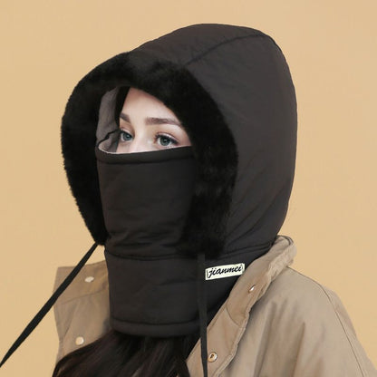 🍂Autumn Promotion 50%💕Plush-lined Thickened Thermal Hat with Face Mask for Men and Women