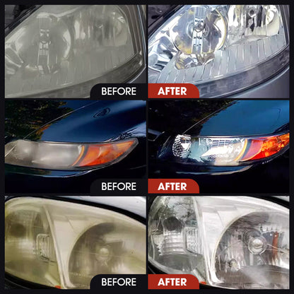 🔥LAST DAY SALE 50% OFF🔥 180ml Professional Car Headlight Restorer with Sponge