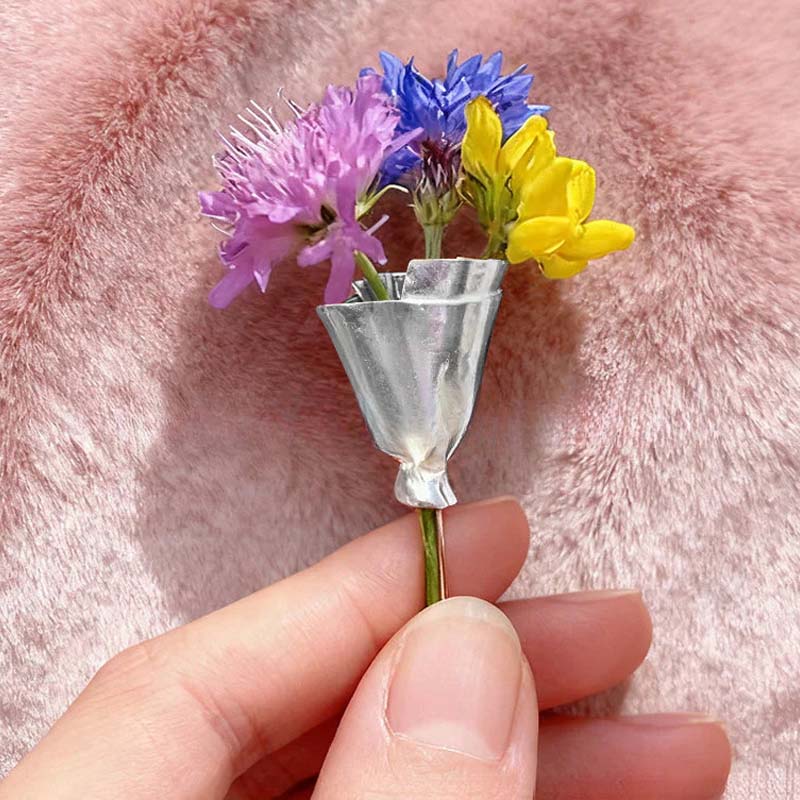 Wearable Flower Brooch Pin