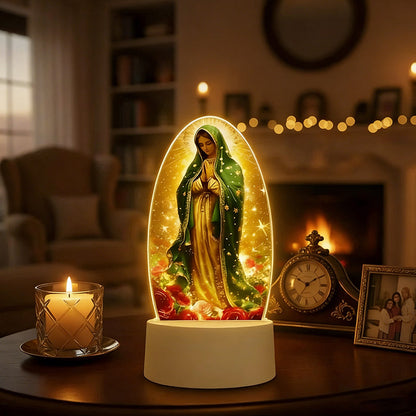 Inspirational Acrylic Faith-Based LED Night Light