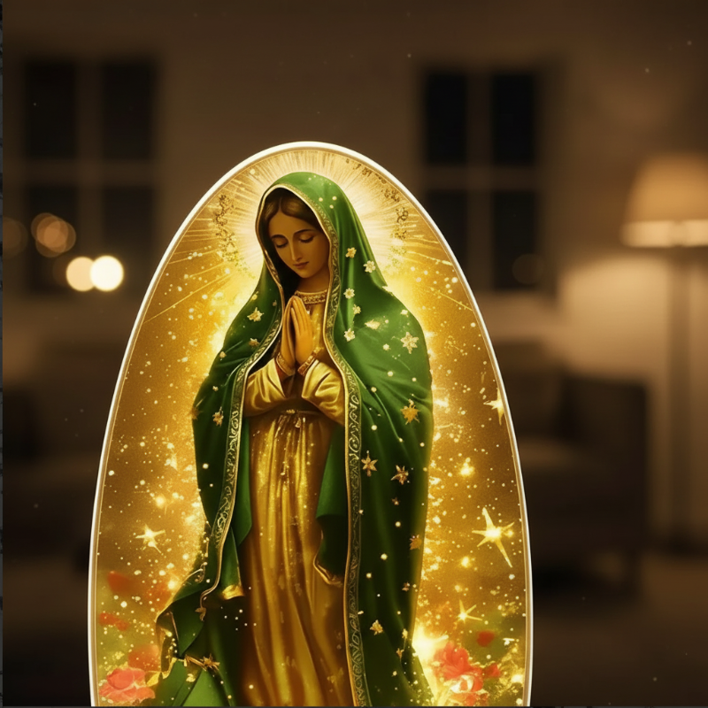 Inspirational Acrylic Faith-Based LED Night Light