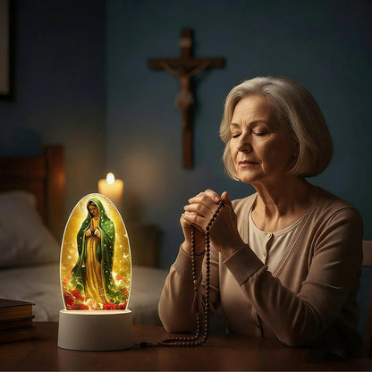 Inspirational Acrylic Faith-Based LED Night Light