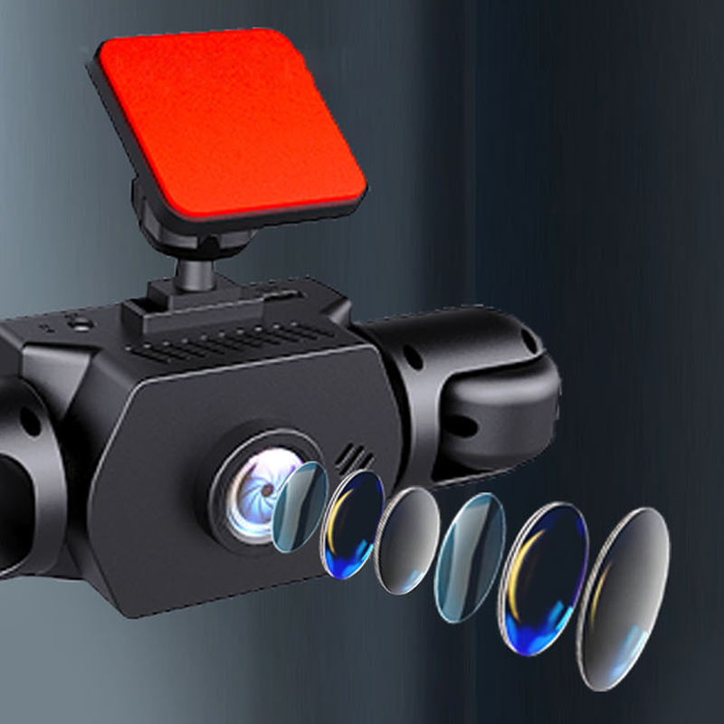 4-Lens 360° View Car Dash Cam