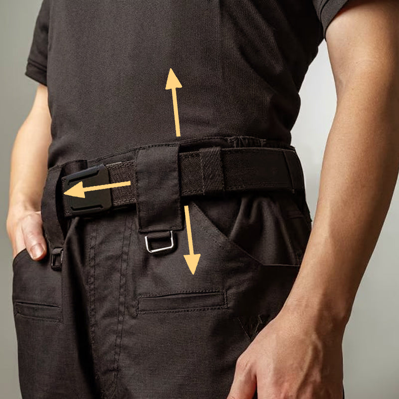 Buy 2 Free Shipping-Upgraded version thickened double-layer nylon tactical belt with automatic buckle