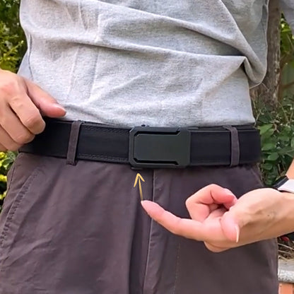 Buy 2 Free Shipping-Upgraded version thickened double-layer nylon tactical belt with automatic buckle