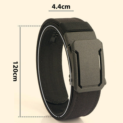 Buy 2 Free Shipping-Upgraded version thickened double-layer nylon tactical belt with automatic buckle