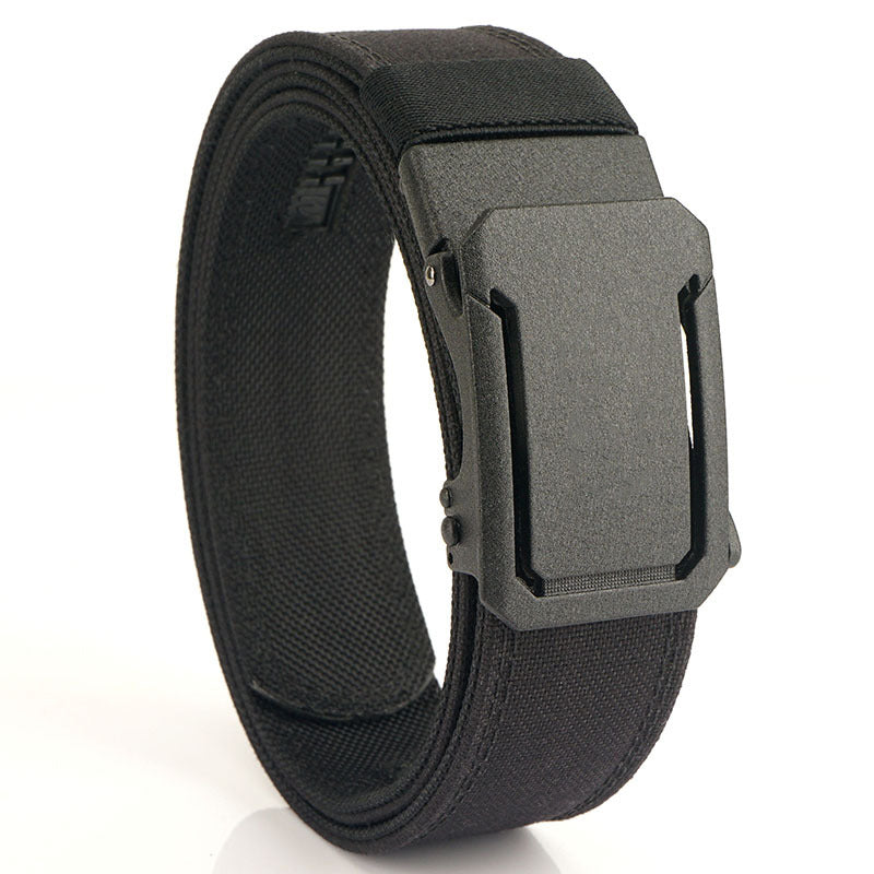 Buy 2 Free Shipping-Upgraded version thickened double-layer nylon tactical belt with automatic buckle