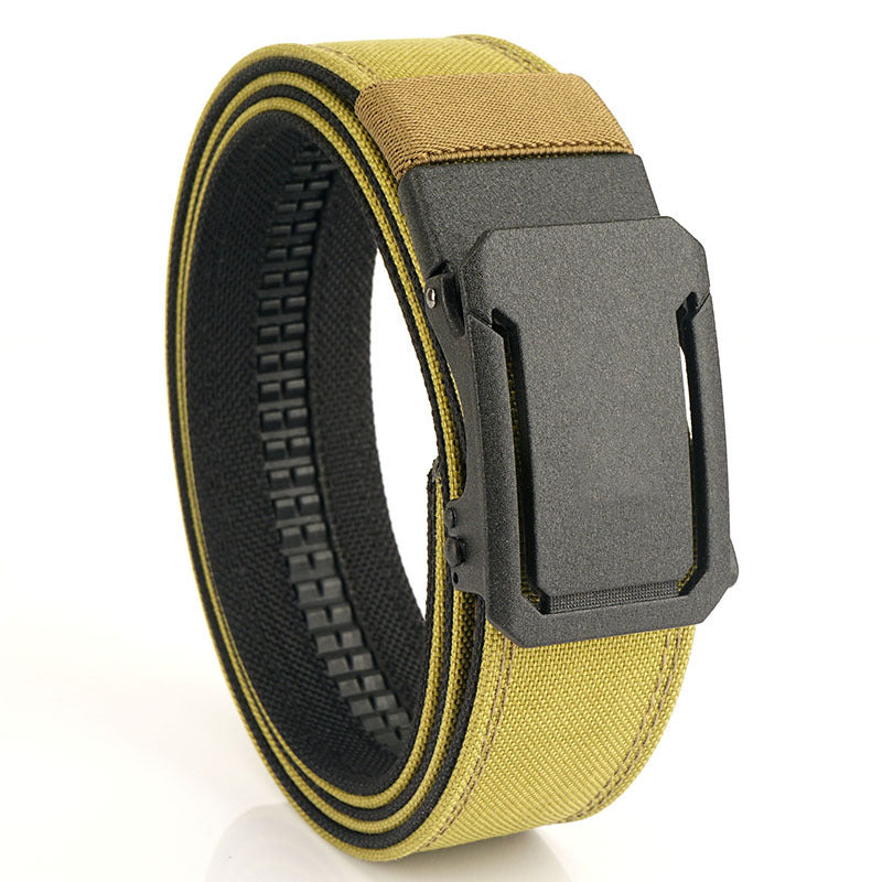 Buy 2 Free Shipping-Upgraded version thickened double-layer nylon tactical belt with automatic buckle