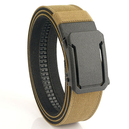 Buy 2 Free Shipping-Upgraded version thickened double-layer nylon tactical belt with automatic buckle