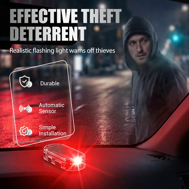 Solar Powered Car Anti-Theft Warning Light