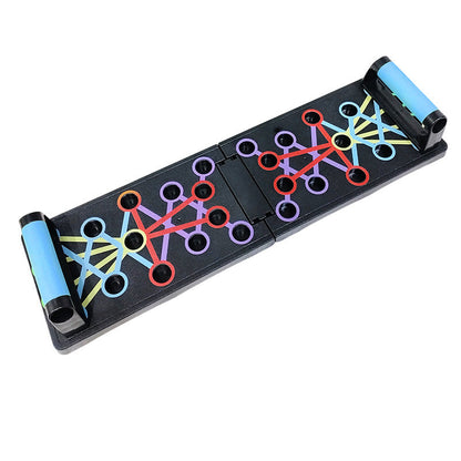 ✨ Foldable Push-Up Board — Color-Coded Design for Targeted Upper-Body Workouts! ✨
