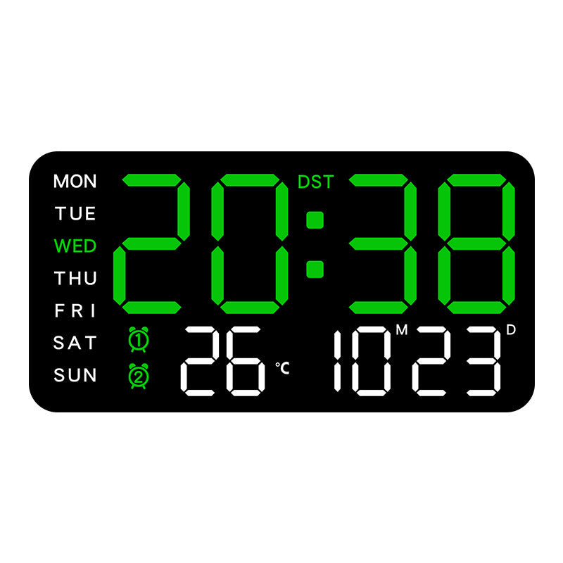 📢📢50% OFF!! ⏰Multifunctional decorative LED digital wall clock, the limitless digital clock for the modern Norwegian home