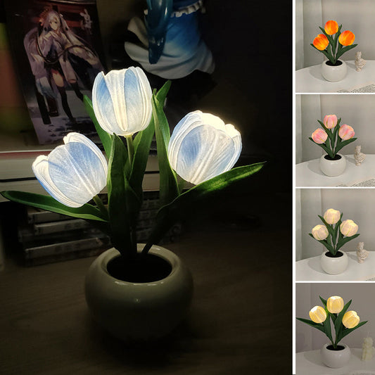 LED Tulip Night Light Flower Table Lamp🌷✨Buy 2 free shipping