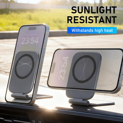 📢📢55% OFF !!!⏰Magnetic Strong-Hold Phone Mount—Sticks Like a Magnet, Stands Like a Rock!📱⚡