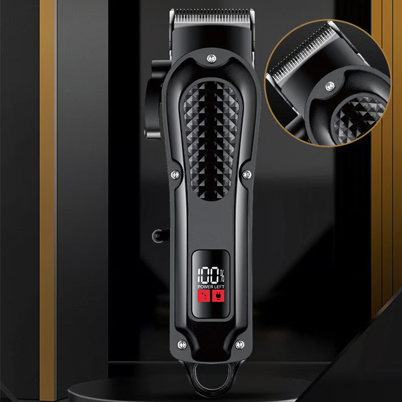 💇 50% OFF! 📣 Durable & Sharp Electric Hair Clipper Set – Self-Sharpening Blades, Quiet Brushless Motor & Smart Display Screen ✂️